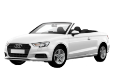 Audi A3 Convertible car hire in Menorca